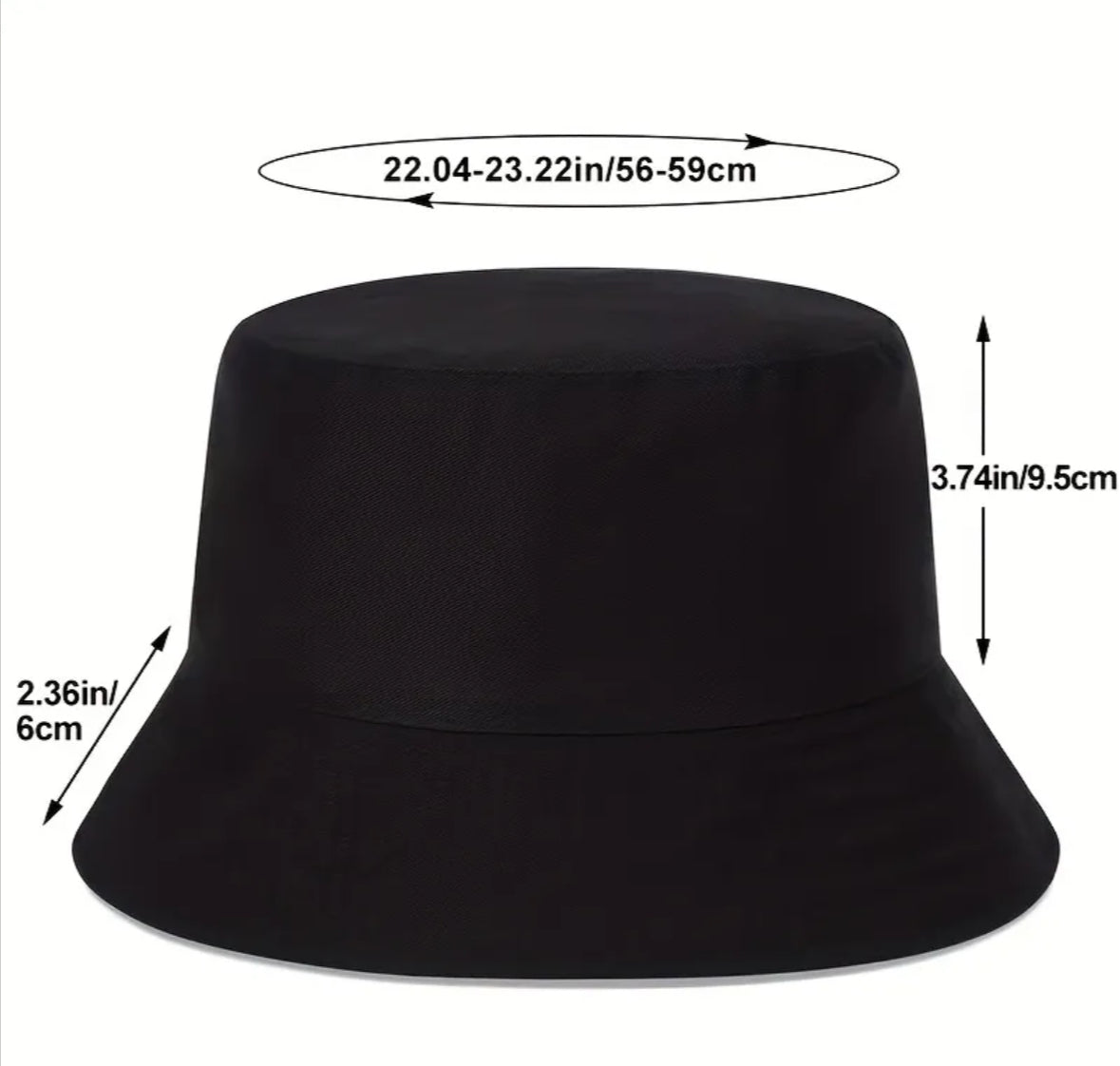 Leather bucket hat